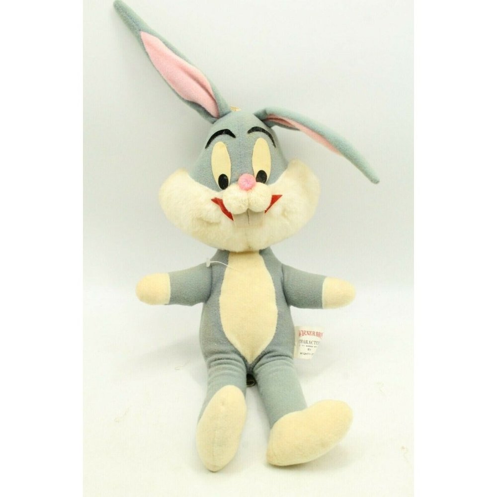 Vtg. Bugs Bunny Plush Warner Bros. Mighty Star 1971 Stuffed Animal